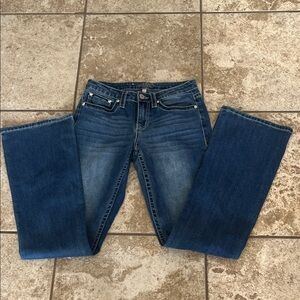 Shyanne Dark Blue Boot Cut Jeans